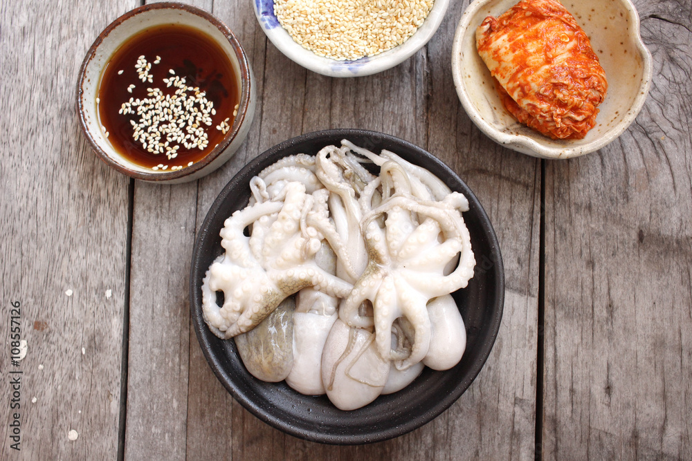 Sannakji octopus korean food Sannakji octopus korean food