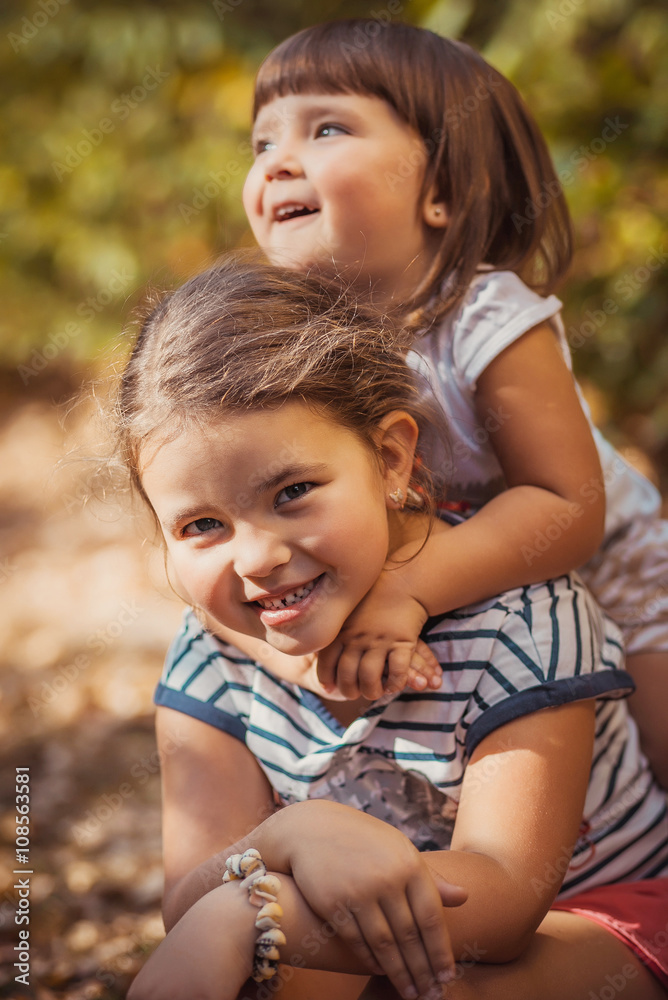 sunny day, small depth of field. childhood, leisure, friendship and people concept. Children playing outdoors. Happy family. series sunny day, small depth of field. childhood, leisure, friendship and people concept. Children playing outdoors. Happy family. series