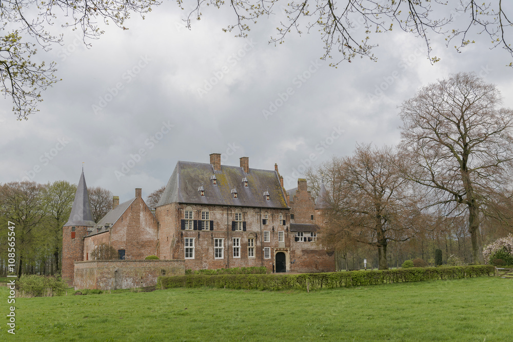 A castle in the town of Hernen in the Nertherlands.