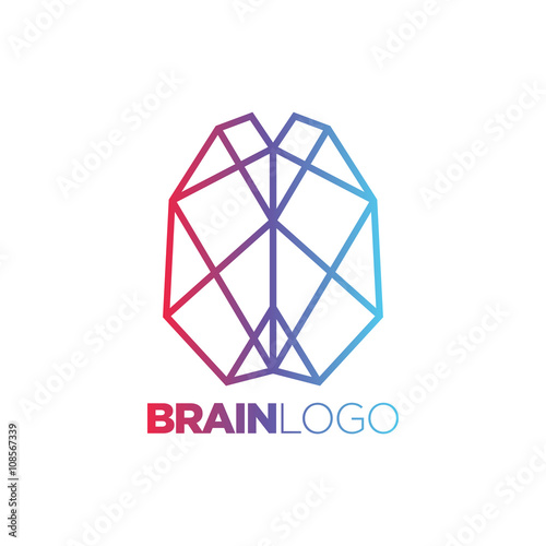 Abstract Brain Technology Symbol