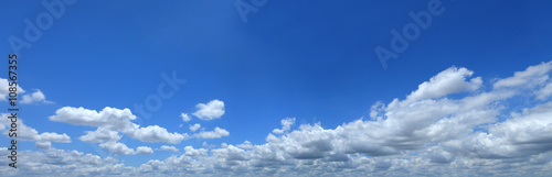 blue sky with cloud closeup,Panorama blue sky with cloud backgro