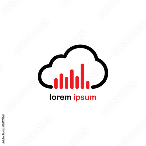 music song cloud theme