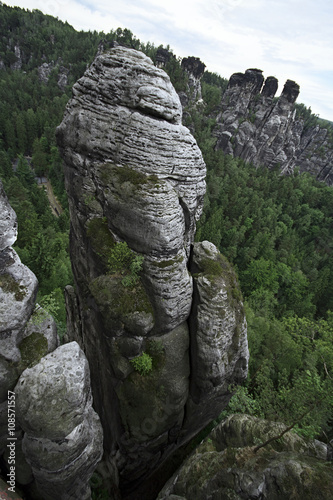 Landscape with rock massif © Irina Lepneva