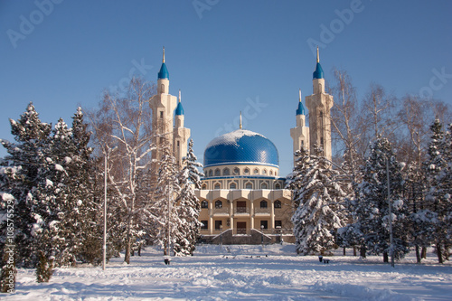 Photography Mosque in the Maikop city