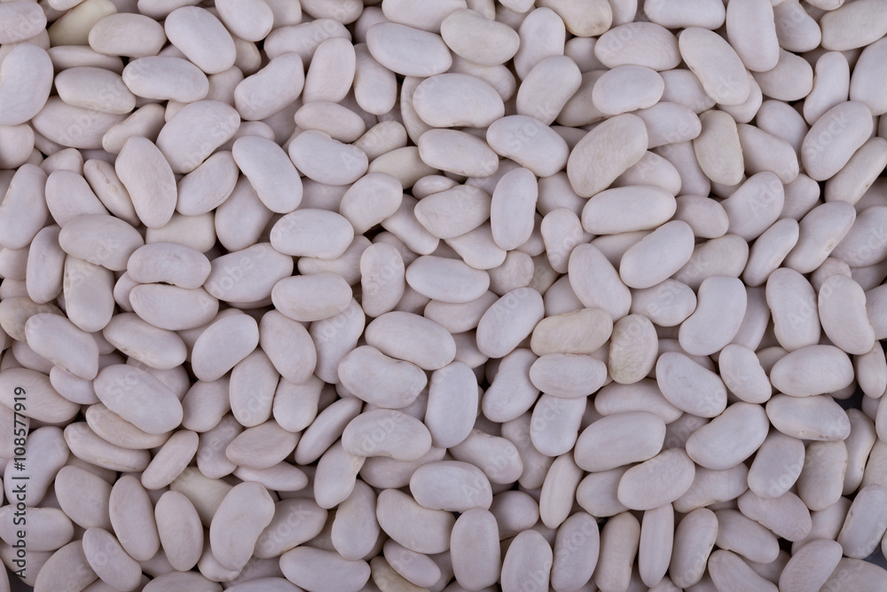 White beans background
