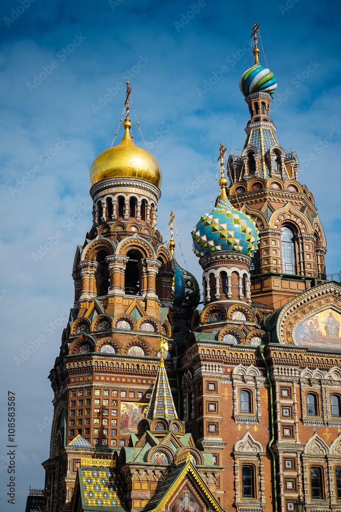 church of savior on Spilled Blood in St. Petersburg, Russia