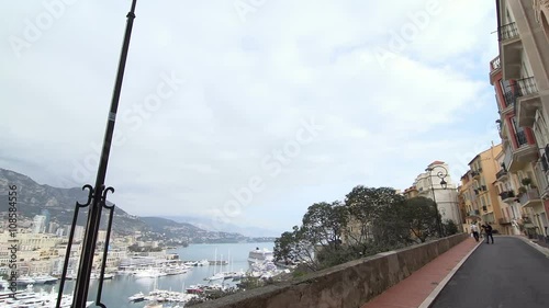 Narrow street in Monaco photo