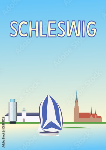 Stadt Schleswig am Ostseefjord Schlei