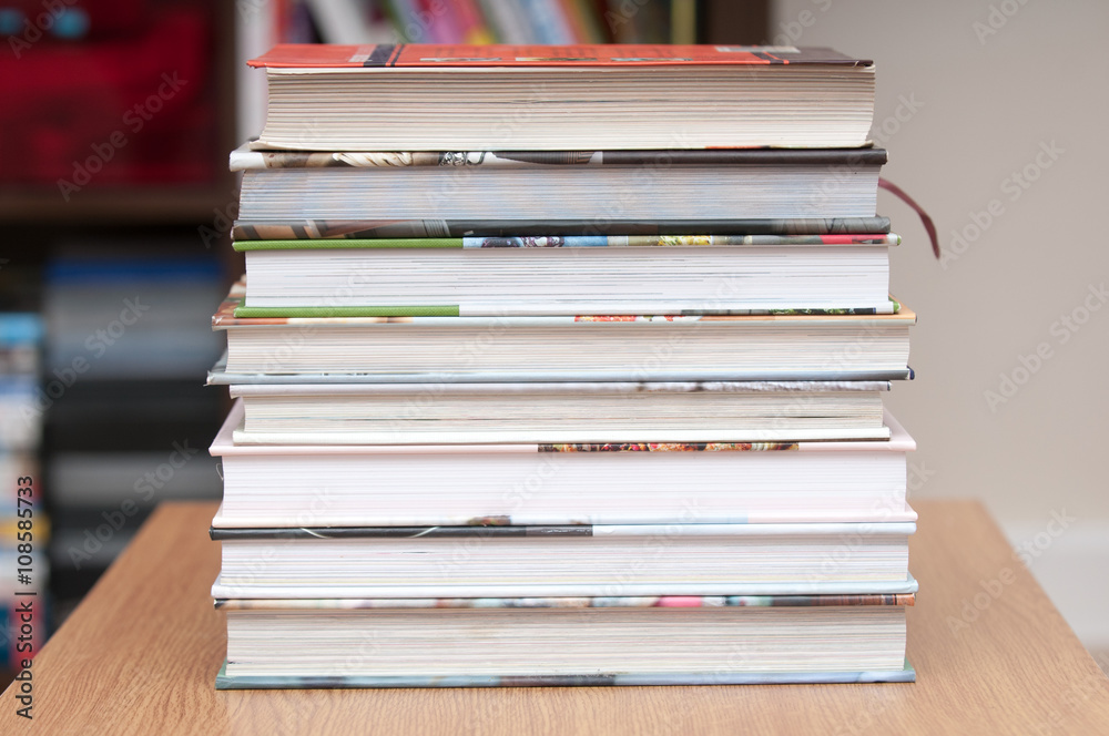 Fototapeta premium stack of book pages