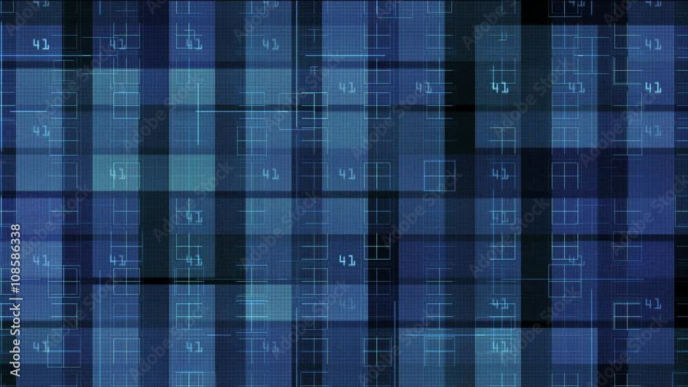 Abstract blue squares Abstract blue squares