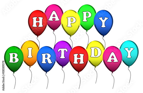 Happy Birthday Luftballons