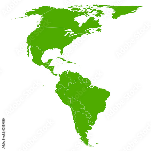 アメリカ 地図 緑 アイコン