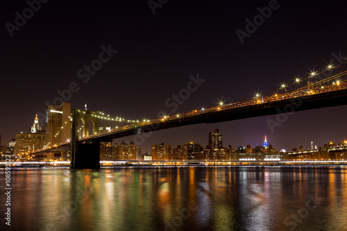 Brooklyn Bridge at night