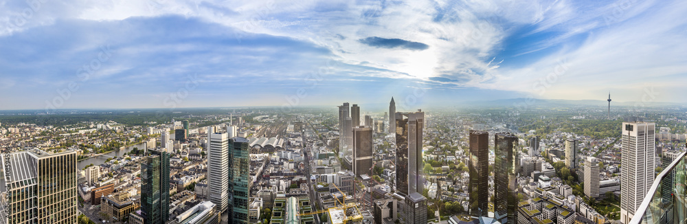 Obraz premium panorama of Frankfurt am Main