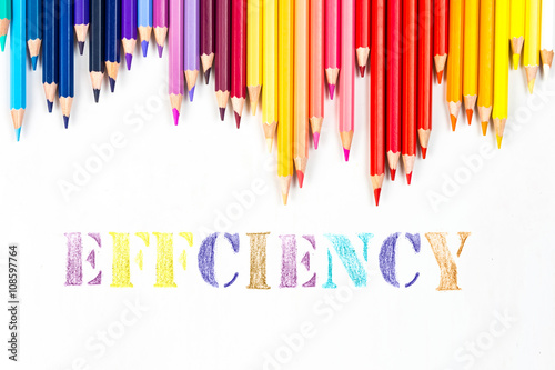  Effciency drawing by colour pencils