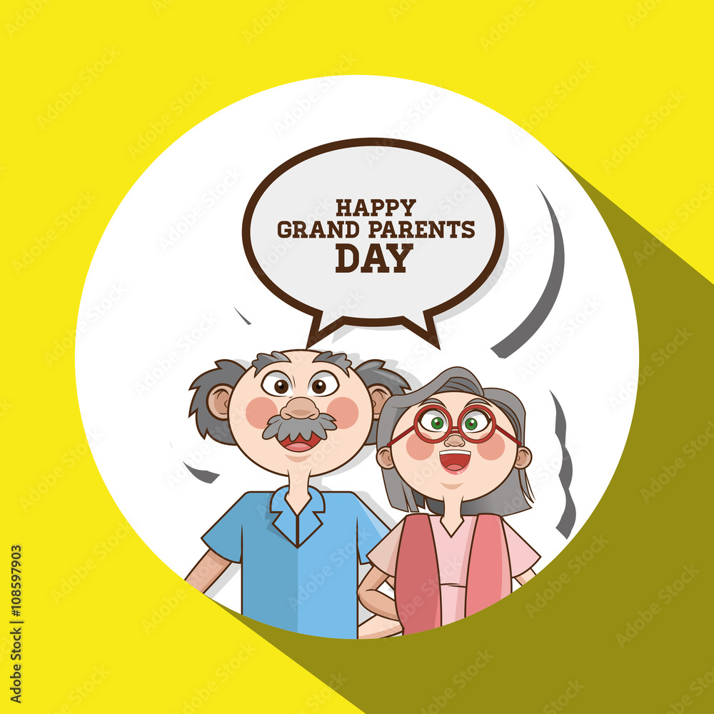 Vector illustration of Grandparents, graphic design Vector illustration of Grandparents, graphic design