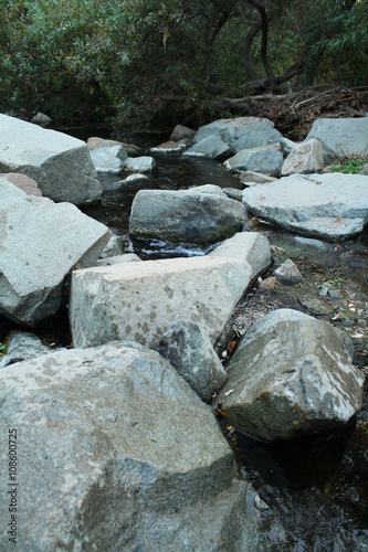 Large Mountain River Rocks