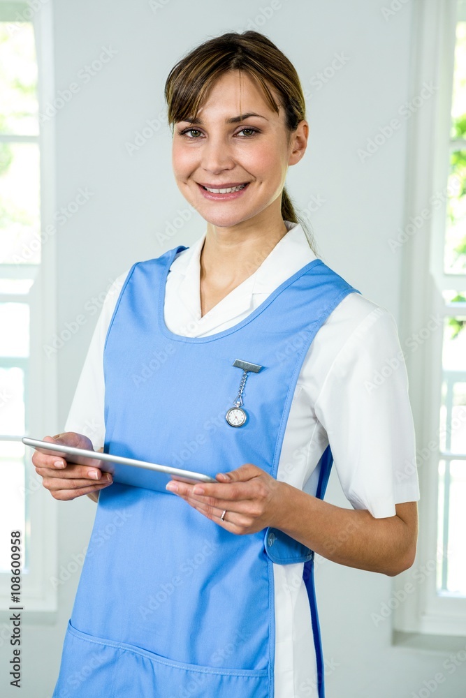Portrait of smiling nurse