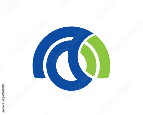 Abstract Radar, Wave And Signal Logo