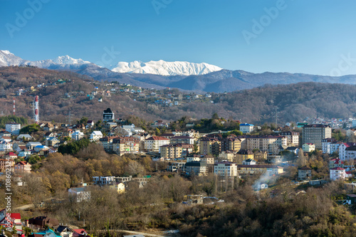 Cityscape Sochi. Russia photo