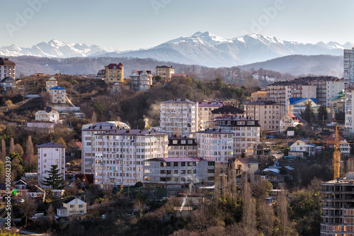 Cityscape Sochi. Russia photo