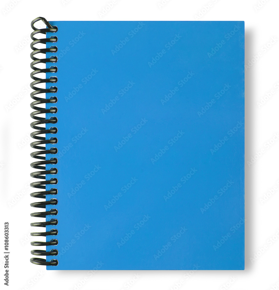 Notebook isolated on white background.. Notebook isolated on white background..