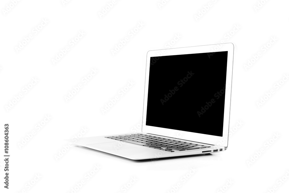View of a design laptop in High definition View of a design laptop in High definition