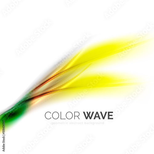 Elegant light smooth wave