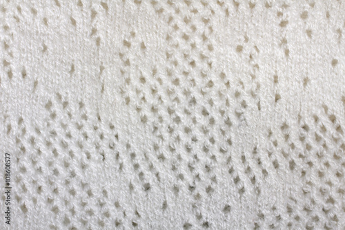 the texture of the white clothing or fabric closeup