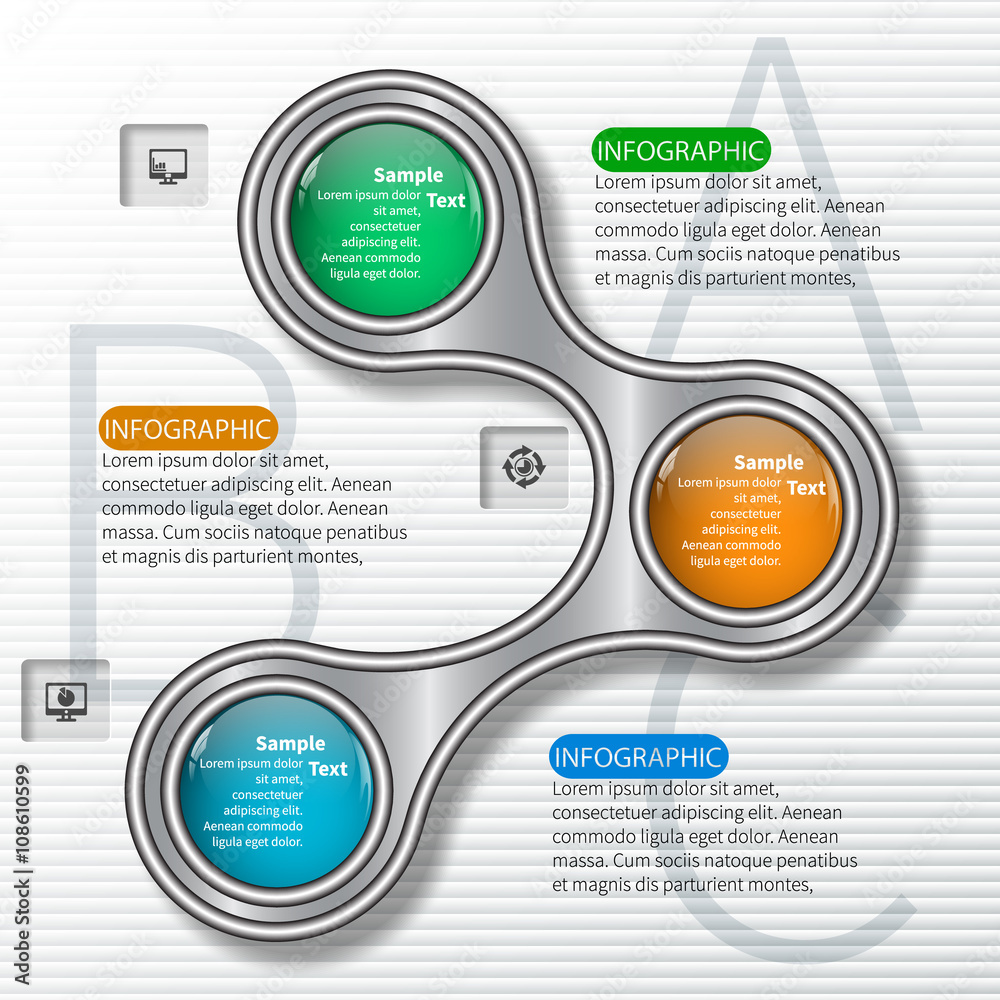Abstract 3D Paper Infographics Abstract 3D Paper Infographics
