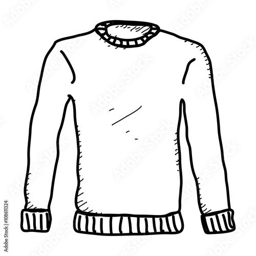Simple doodle of a jumper