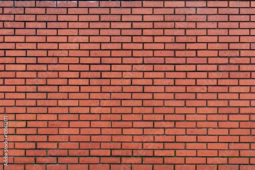 Dark Red Brick Wall