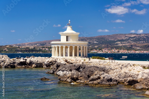 Lighthouse in Argostoli, Kefalonia, Greece