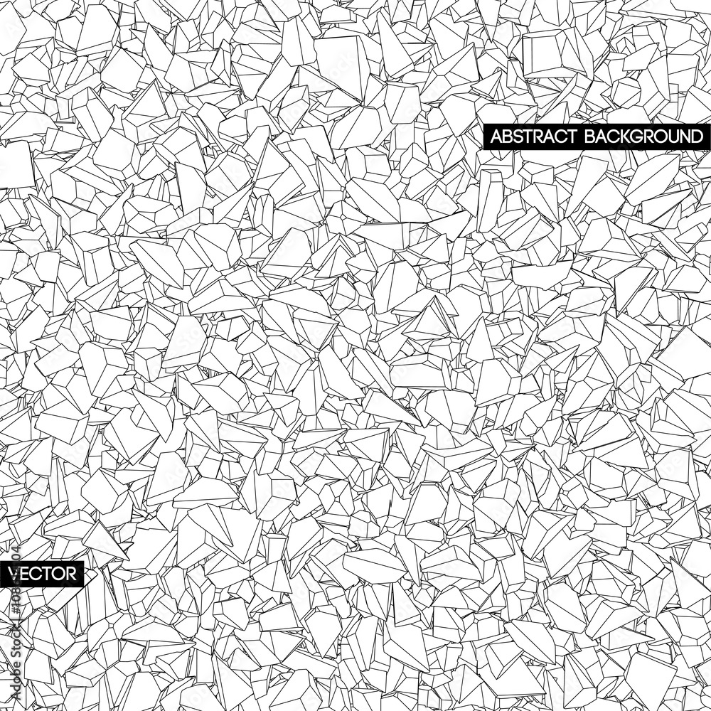Obraz premium Broken texture. Abstract background.Vector.