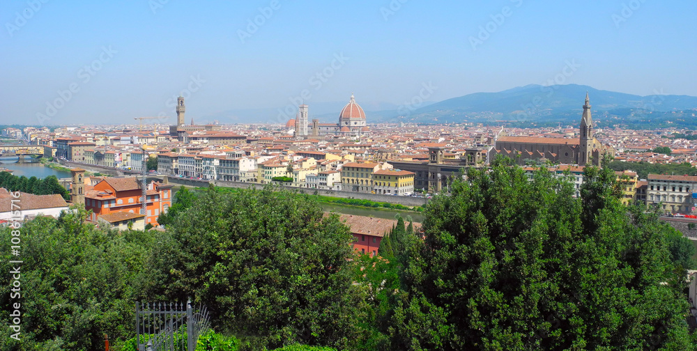 Cityscape of Florence.