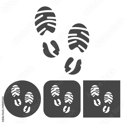 Sport shoe icon - vector icons set