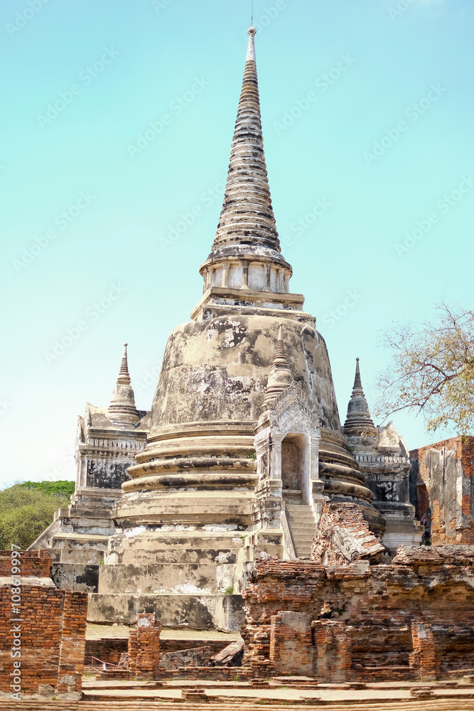 ancient old temple in thailand