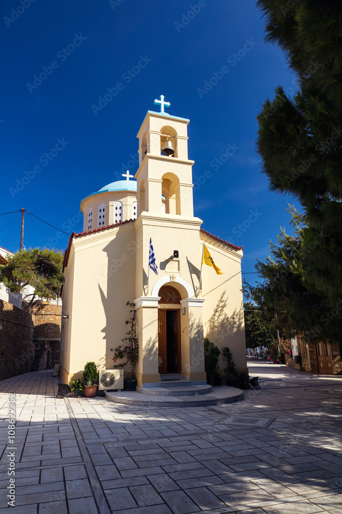 Kanala orthodox church in Kithnos, Greece