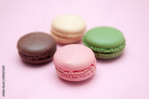 Assortment of colorful macaroons
