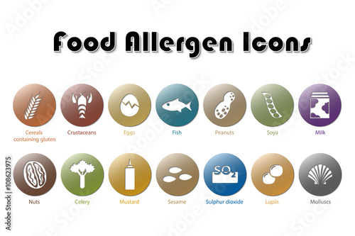 Food Allergen Icons