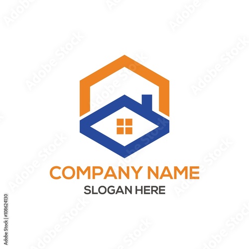 Home & Real Estate Logo Vector