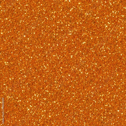 Orange glitter texture christmas background. . Seamless square texture. Tile ready. © Dmytro Synelnychenko