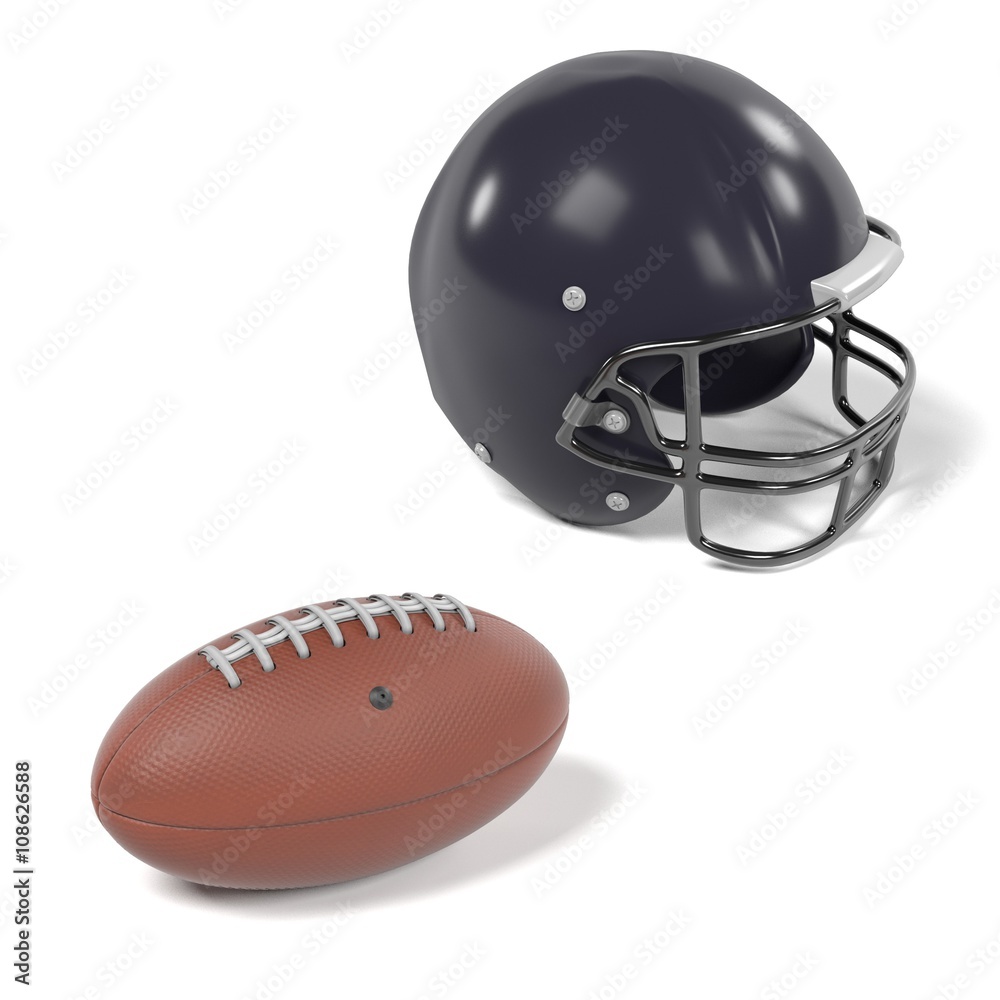 3d renderings of football set 3d renderings of football set