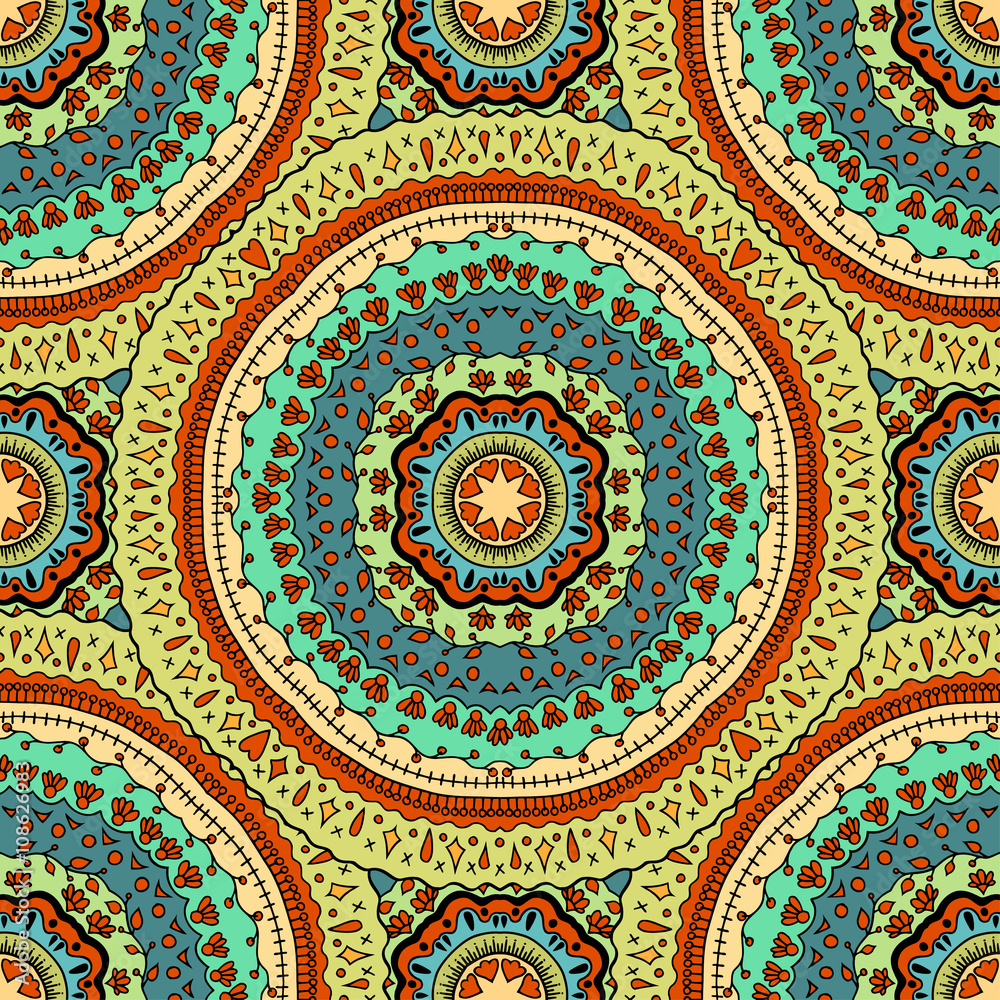 Seamless vector colorful pattern.