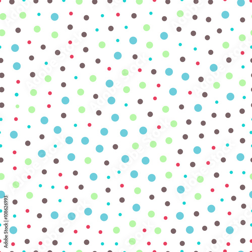 seamless pattern of dots