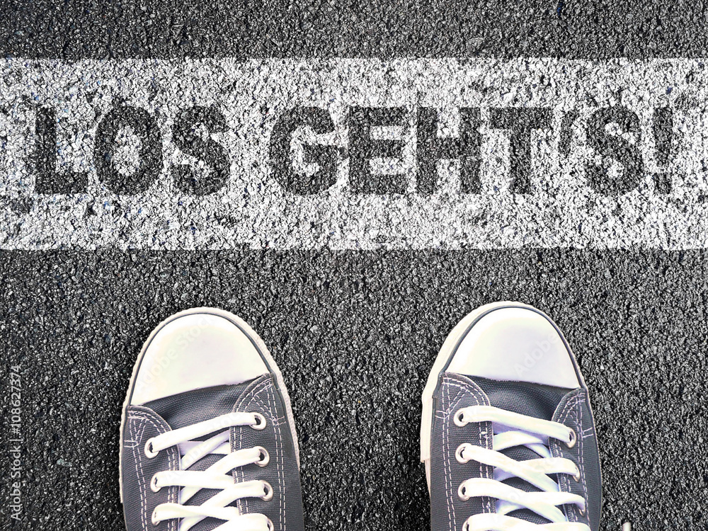 Naklejka premium Job Karriere - Neue Wege gehen