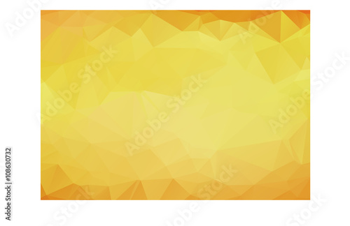 Abstract background pattern of yellow polygons