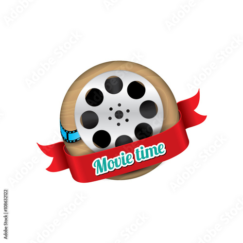 Realistic movie badge