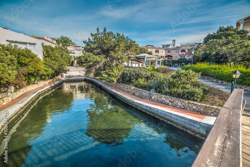 small canal in Porto Rotondo