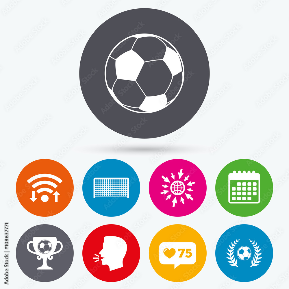 Football icons. Soccer ball sport. Football icons. Soccer ball sport.